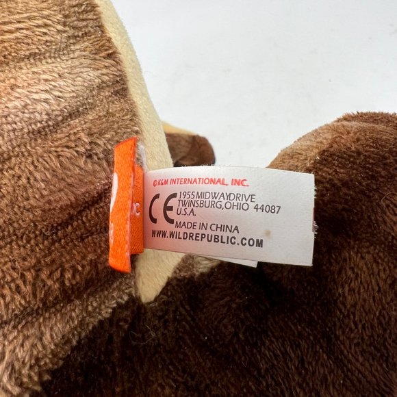 Wild Republic Dinosaur T-Rex Plush 12” Brown & Beige Toy Stuffed Animal - Picture 9 of 10